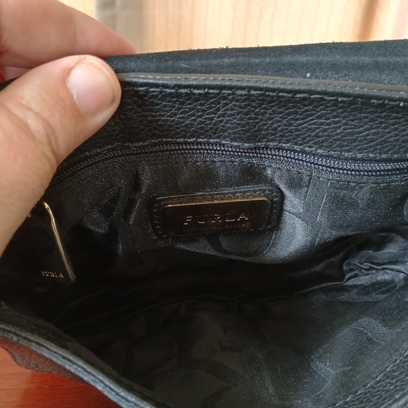 FURLA Black small leather crossbody bag - Picture 5 of 7